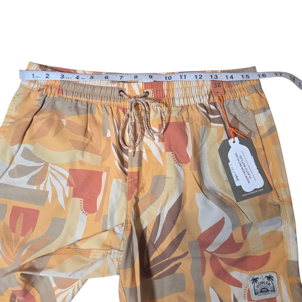NWT Howler Brothers Deep Set Boardshorts sz 32 Savannah Abstract Sunrise #1332 - Picture 5 of 12